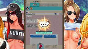 i masturbate to my girlfriend's big tits and ass in hot business game