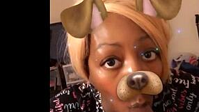 Cosplay cat woman gagging on cock