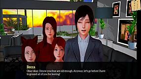 Milf Brunette Fucks Big Ass In 3D Hentai