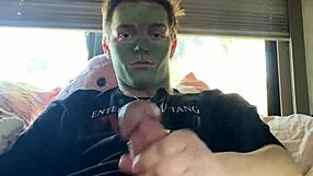 Hey, watch me stroke my cock during my skin care routine, Joshuaaalewisss on Instagram.