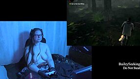 Naked Alan Wake play through part 5 with big natural tits
