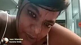 brazilian bbw does a fun teaser on webcam for the third time.