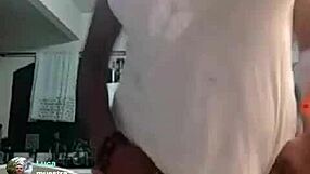 brazilian bbw does a fun teaser on webcam for the third time.