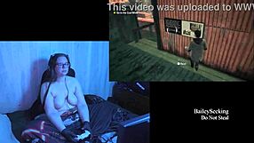 Naked Alan Wake play through part 5 with big natural tits