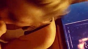 Sloppy blowjob on big cock! Blonde girl sucking monster dick!