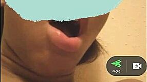 Hot brunette performing for me