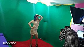 Photo Session For Dana With Mexican Amateurs And Pornstars In Group Setting