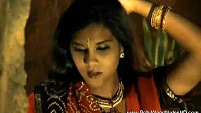 Indian Brunette Boldly Undresses and Dances in Intense Striptease Teasing