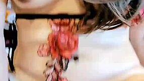 Can you handle the queen's intense Halloween pleasure?