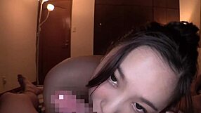 Asian amateurs give intense handjobs leading to explosive orgasms in homemade scenes