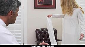 Mormon Girlz - Redhead Exploited in Church with Big Tits Exposed