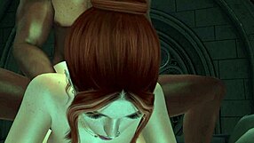 spotlight on girl lipsy uralia in 3d cartoon with big tits