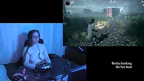 Naked Alan Wake play through part 5 with big natural tits