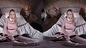 Blowjob in Dark Room VR with Big Tits