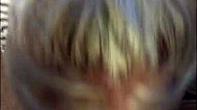 Amateur Blonde Girlfriend Gives Blowjob to Friend's Big Monster Cock, Receiving Homemade Cumshot.