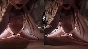 Blowjob in Dark Room VR with Big Tits