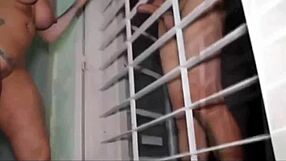 Yo, banging that ass through the bars! 😜