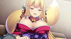 I play ejaculation time with fox girl ep2 and give her a creampie