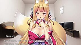 I play ejaculation time with fox girl ep2 and give her a creampie