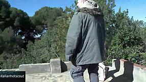 Girl with fair skin enjoys outdoor activities passionately