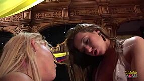 Blonde MILF Summons Demons for Intense Anal Orgy.