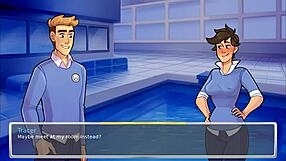 Tracer delivers intense head in academy 34 parody