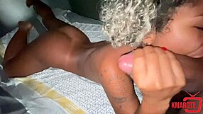 novinha gives blowjob, swallows cum, then rides for more