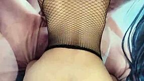 Red lingerie fucks brunette amateur mexican latina 😏