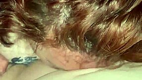 Passionate blowjob from a fat BBW.