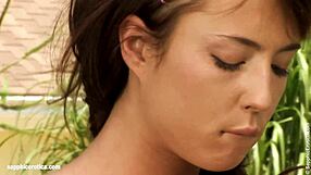 Stracy and Nea enjoy outdoor toy play in the garden