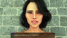 Shower scene with hot milf in milfy city contrasts innocence