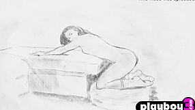 Milf undresses outdoors before striptease