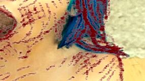 Drawing milf sucking huge dark dick!