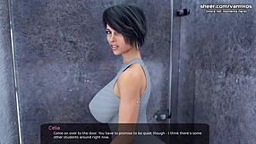 Horny teacher seduces student for deep anal pounding. My tight ass craves that big dick in Milfy City gameplay part 33!