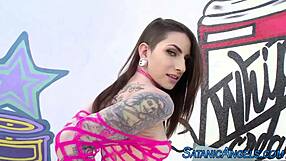 Slut's asshole pounded close up