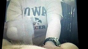 Bbw Wife Blowjob, Cumshot On Natural Big Tits, Amateur Couple Sucking