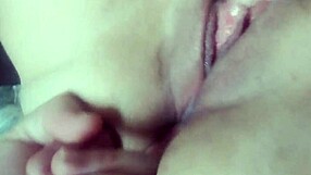 Gently exploring the little bottom with curious fingers