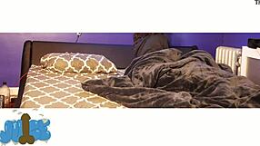 French Step Sister Teases Step Brother In Bed