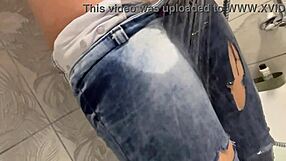 Showering in wet clothes feels so naughty and thrilling