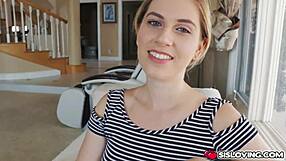 niki snow sucks step brother's thick cock