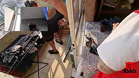 feeling excited joining the couple on the balcony