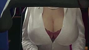 Massive Tits and Huge Ass on Her Drive Wild Action in Every Hard Thrust Scene. She Commands the Room with Raw Power.