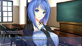 Akumeru Family: Mahiru Route Part 8 - Classroom Voyeurism with Toys and Squirting