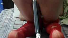 Ladyboy Yiyi Screams During Intense Anal Machine Play!