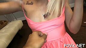 Tiny teen slut gets muff licked and fucked hard