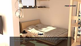 Aby's Reward: Handjob And Blowjob For Alex's Handy Work