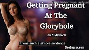 New girl joins gloryhole gangbang for pregnancy