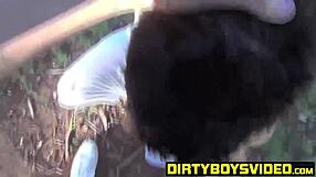 Twinks ask, 'Ready for our naughty anal session at home?'