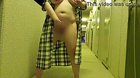 chubby asian milf records outdoor self-shot video session