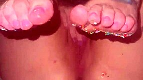 Djbrisa in bunny cosplay masturbates to intense orgasm.